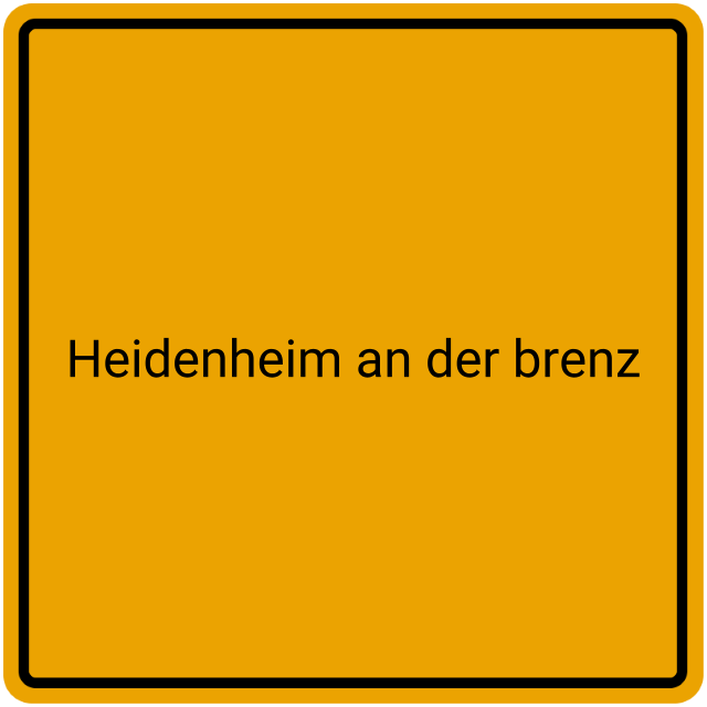 Meldebestätigung Heidenheim an der Brenz